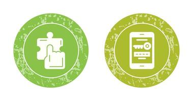 Quick Selection and One Time Password Icon vector