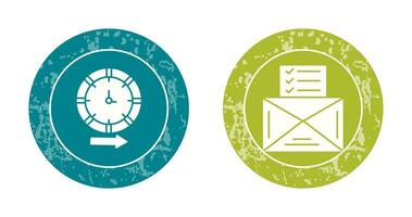 Direction and Check List Icon vector