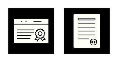 quality assurance and press release Icon vector