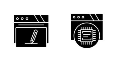 editar y UPC icono icono vector