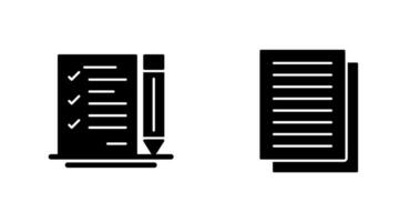 Agreement and Document Icon vector