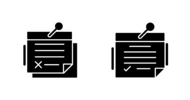 Note and Note Icon vector