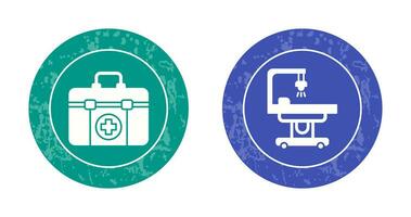 First Aid Kit and operating Room Icon vector