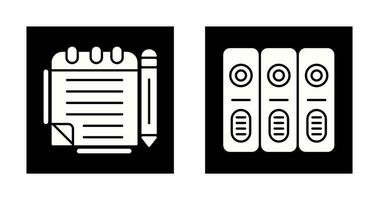 Notepad and Document Icon vector