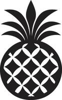 minimalista piña vector elegante piña logo concepto