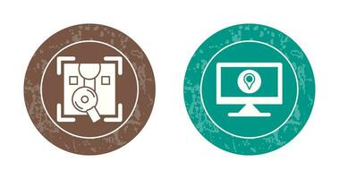 Order Tracking and Location Icon vector