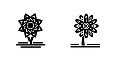 Daffodil and Daisy Icon vector