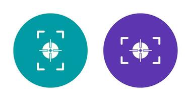 focus vertical and focus horizontal Icon vector