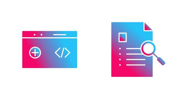 clean code and case study Icon vector