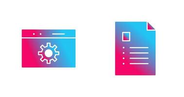 analítica y web mejoramiento icono vector