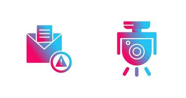 Spam and Security Camera Icon vector