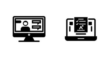 Internet and Scores Icon vector