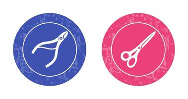 Nippers and Scissors Icon vector