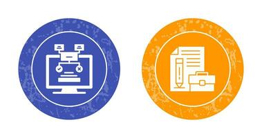 Methodology and Portfolio Icon vector