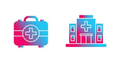 First Aid Kit and Healthcare Icon vector