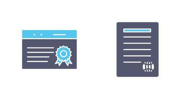 quality assurance and press release Icon vector