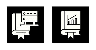 Server and Statistics Icon vector