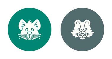 Mouse and Skunk Icon vector