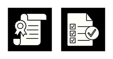 Legal Paper Approal Icon vector