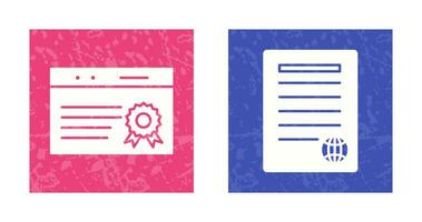 quality assurance and press release Icon vector