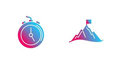 Deadline and Mission Icon vector