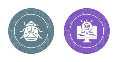 Bug and Virus Icon vector