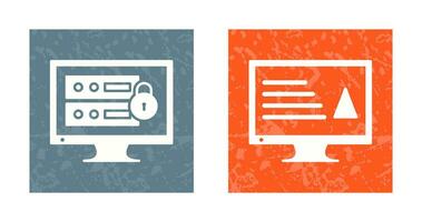 data security and content production Icon vector