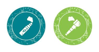 Electronic Cigarette and Pipe Of Peace Icon vector