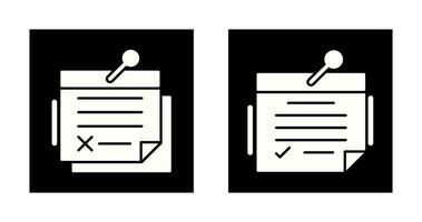 Note and Note Icon vector