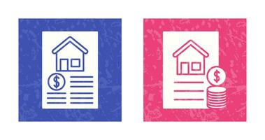 Document and Financial Icon vector