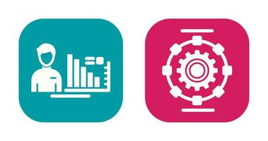 Consulting and Automated  Icon vector