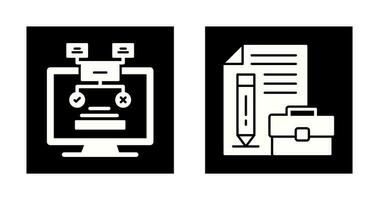 Methodology and Portfolio Icon vector