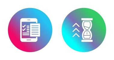Check List and Quick Response Icon vector