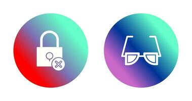 Insecure and Sunglasses Icon vector