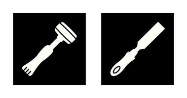 Sledgehmmer and Chisel Icon vector