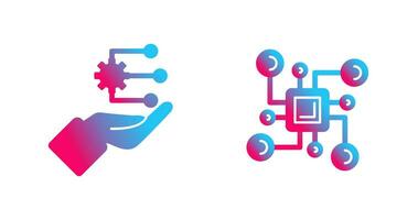 Plannng and Connection Icon vector