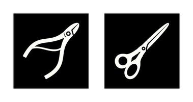 Nippers and Scissors Icon vector