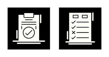 Today to Done Check List and Checkmark Icon vector