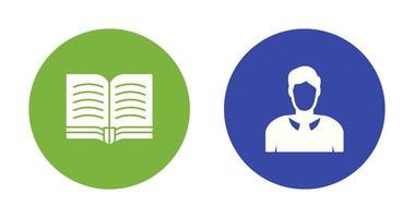Book and Judge Icon vector
