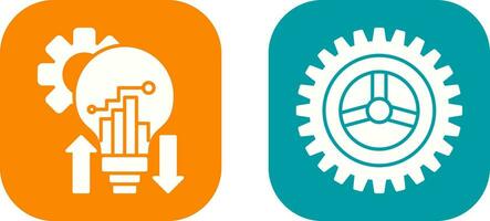 Analysis and Setting Icon vector