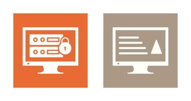 data security and content production Icon vector