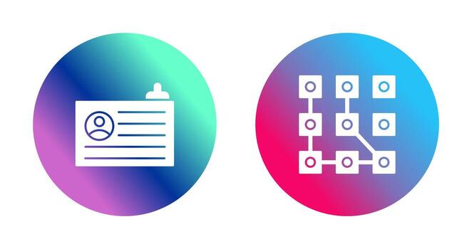 cuenta y modelo icono vector