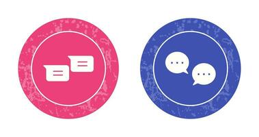 messages and conversation bubbles Icon vector