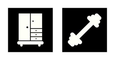 Closet and Gym Icon vector