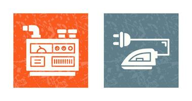 Generator and Iron Icon vector