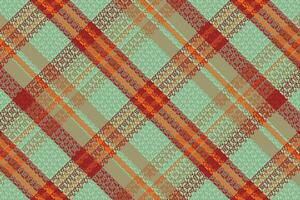 Tartan plaid pattern with texture and nature color. vector