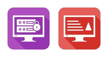 data security and content production Icon vector