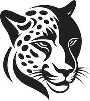 Contemporary Cheetah in the Night Prowling Panthers Elegance vector