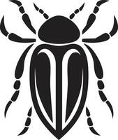 Beetle Kingdom Crest Elegant Beetle Icon vector