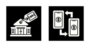 alquiler y transacción icono vector